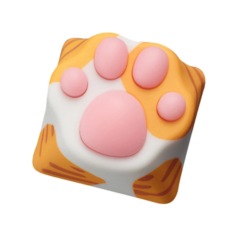

Personality Customized ABS Silicone Kitty Paw Artisan Cat Paws Pad Keyboard keyCaps for Cherry MX Switches