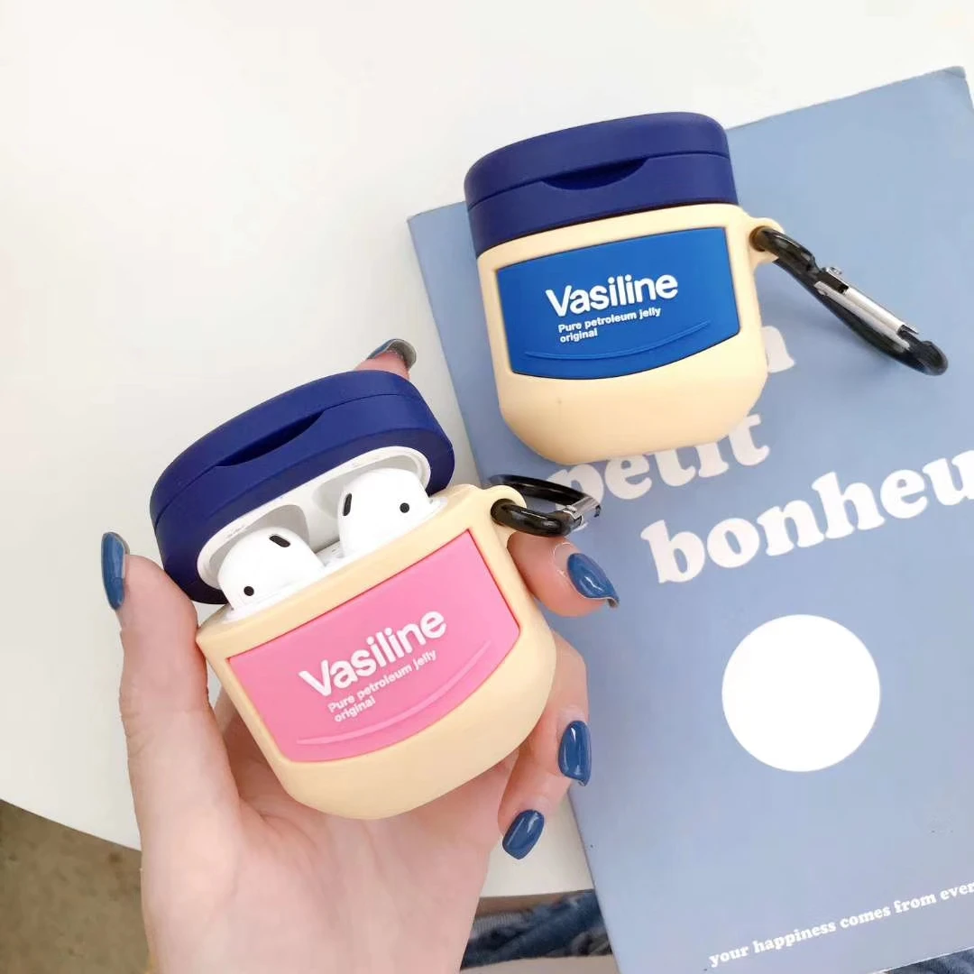 Чехол для AirPods pro милый забавный бальзам губ чехол наушников Apple Airpods 2 Мягкий