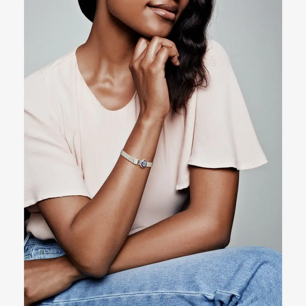 

Pandora 925 Original Blue Teardrop Clip Charm