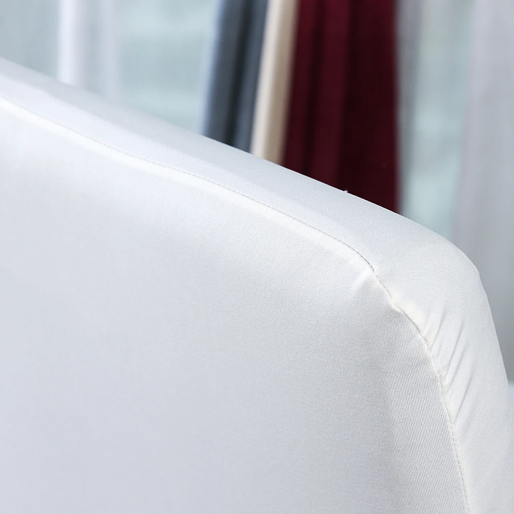 Эластичный высокий стул защитный чехол для сиденья однотонный Чехол стула отеля