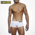 Трусы-боксеры мужские из хлопка, с заниженной талией, прозрачные, CM6602