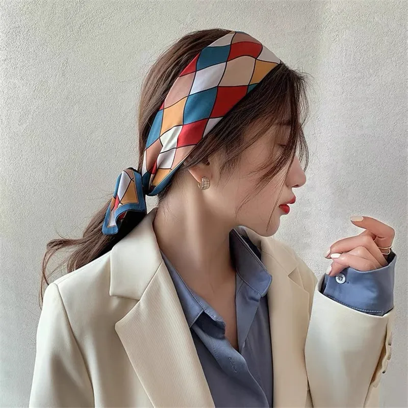

Korean Hairband for Ladies Retro Headband Elegant Hair Accessories Headdress Hair Hoops Ribbon Ponytail Hair Scrunchie Headgear