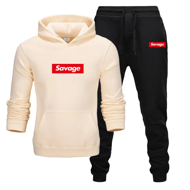 2020 новый популярный бренд Savage Мужской пуловер с капюшоном весенние мужские