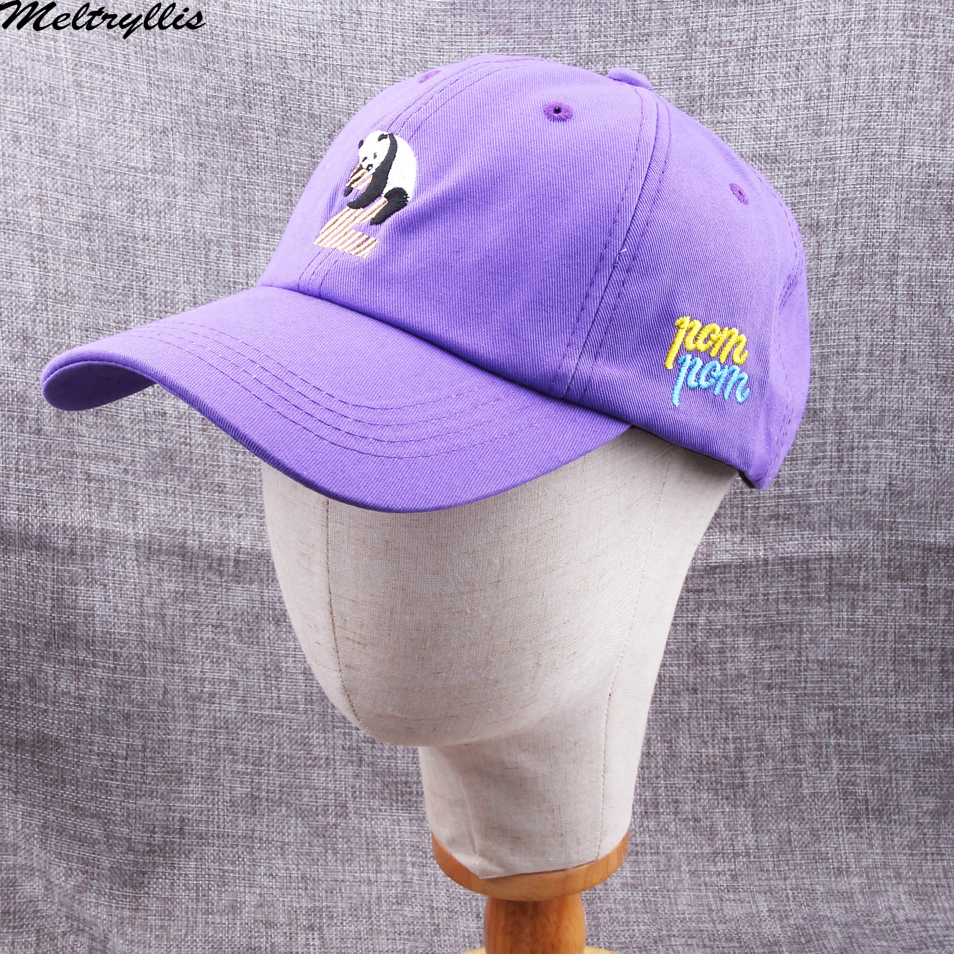 Бейсболка [Meltryllis] для мужчин и женщин бейсболка с вышивкой милой панды головные