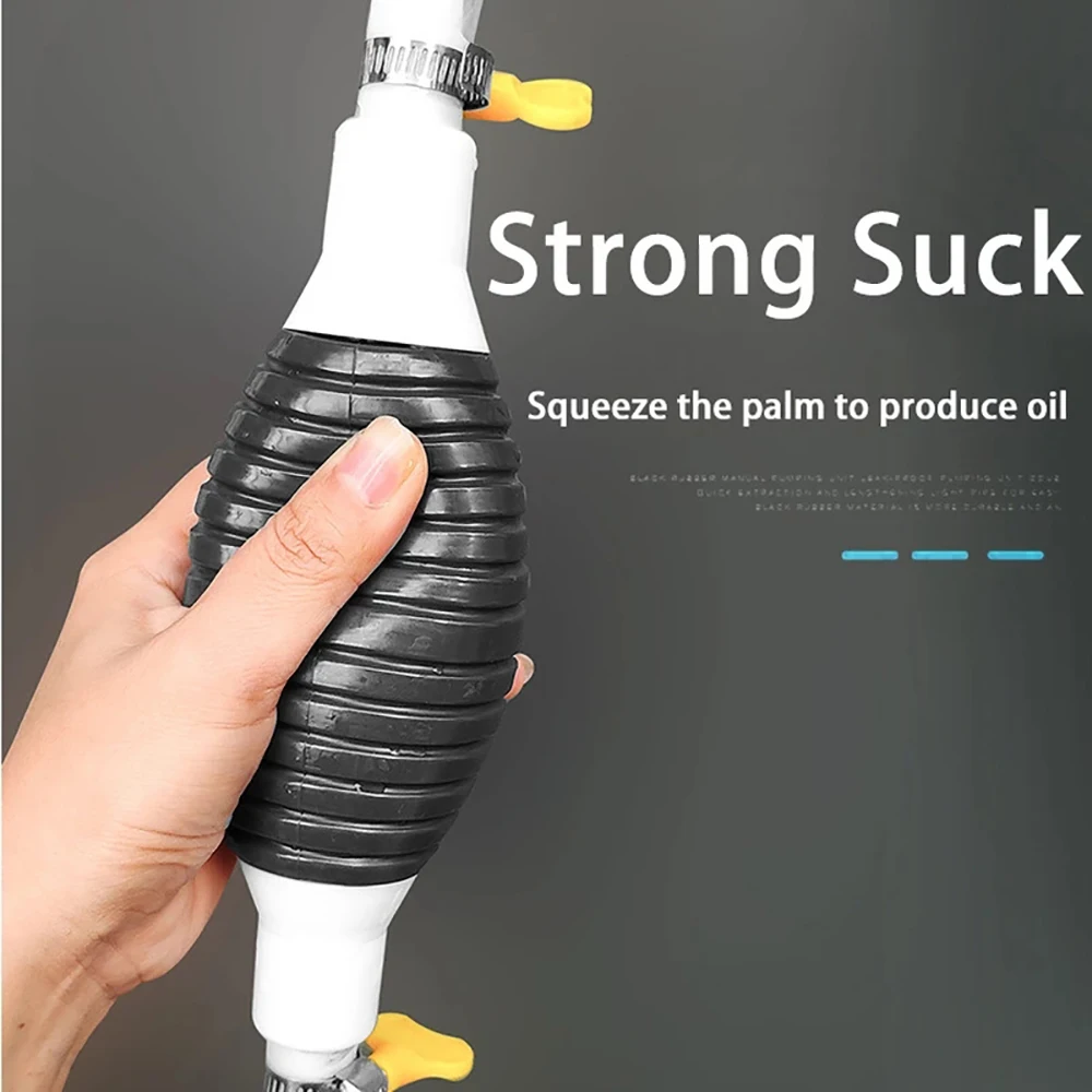 

5pcs Manual Fuel Pump High Flow Car Motorcycle Hand Siphon Water Fish Tank Oil Gasoline Petrol Diesel Liquid Transfer Tools