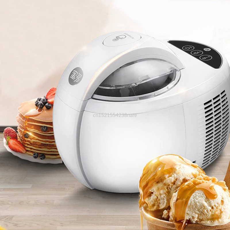 

home automatic ICM-1000A mini icecream machine household intelligent DIY ice cream maker 1L 220V