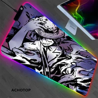 RGB One Piece Mouse Pad Fashion Laptop Computer Mouse Mat 80x30cm Gaming Mousepad Large Gamer Desk Keyboard Mat with Backlit