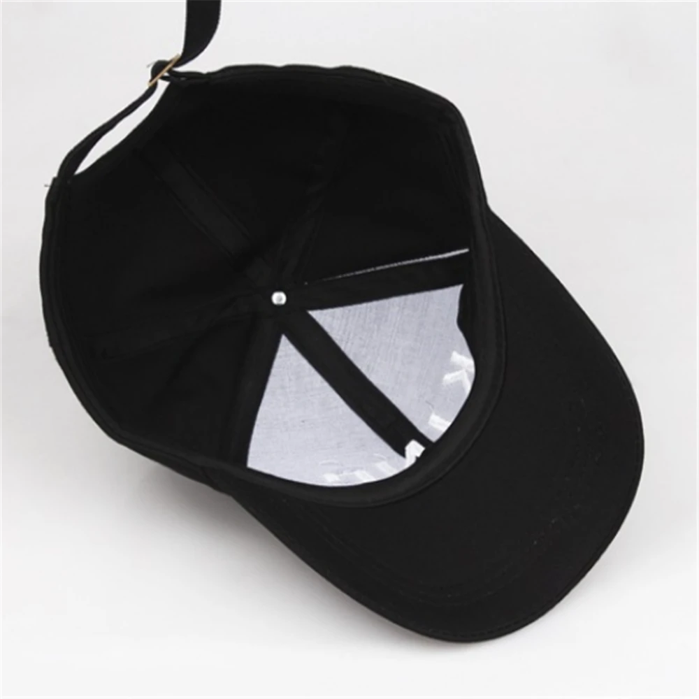 Бейсболка KING с вышивкой для влюбленных мужчин и женщин Черная Спортивная Кепка в