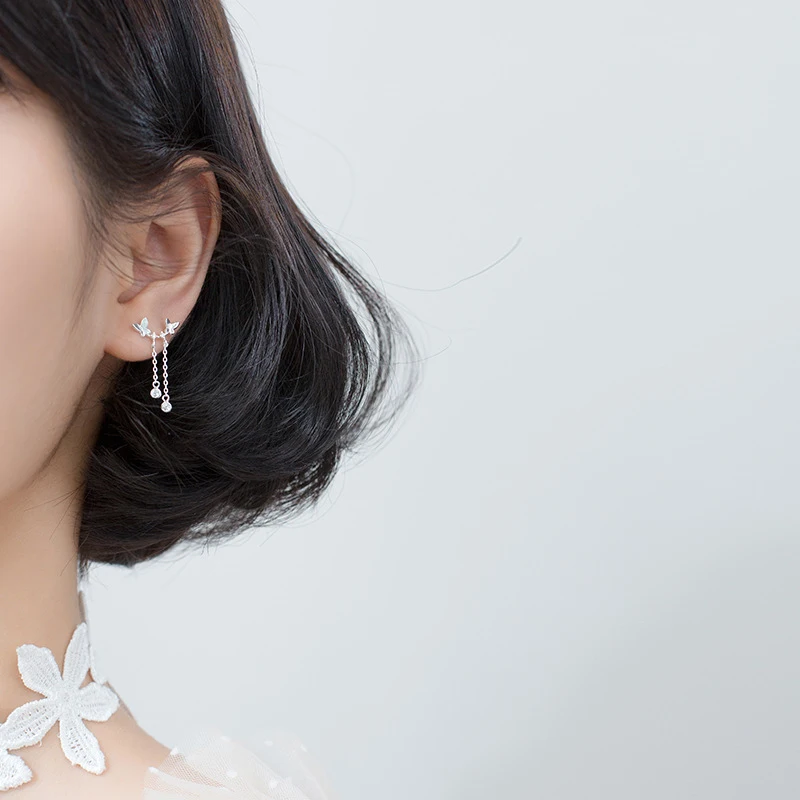 Modian Лидер продаж Подлинная 925 браслеты бабочки из серебра высшей пробы бабочка