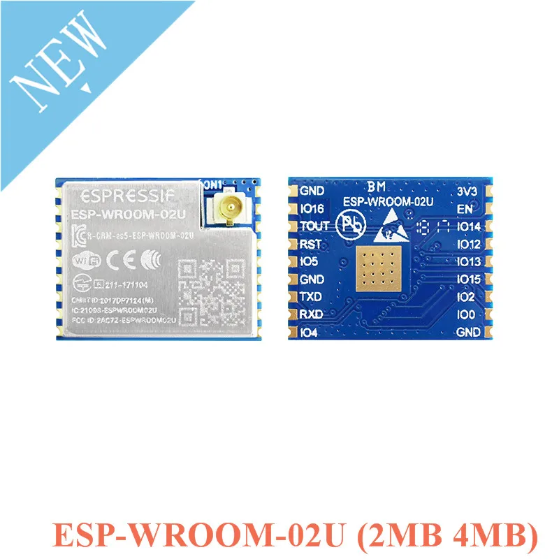 ESP-WROOM-02 2 Мб 4 Мб WiFi MCU ESP8266EX IoT беспроводной модуль ESP8266 ESP-WROOM-02 2 Мб 4 Мб WiFi MCU ESP8266EX IoT беспроводной модуль ESP8266