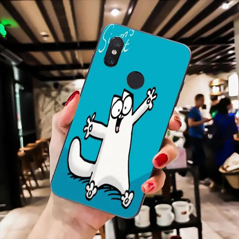 

Simmons And Cat Phone Case For Xiaomi Mi 10 5 6 A2 A2lite A1 9 9SE 8Lite 8explorer Pocophone F1 Fundas Cove Cases