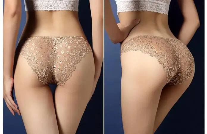 Новое Женское нижнее белье сексуальные кружевные прозрачные трусики с цветочным