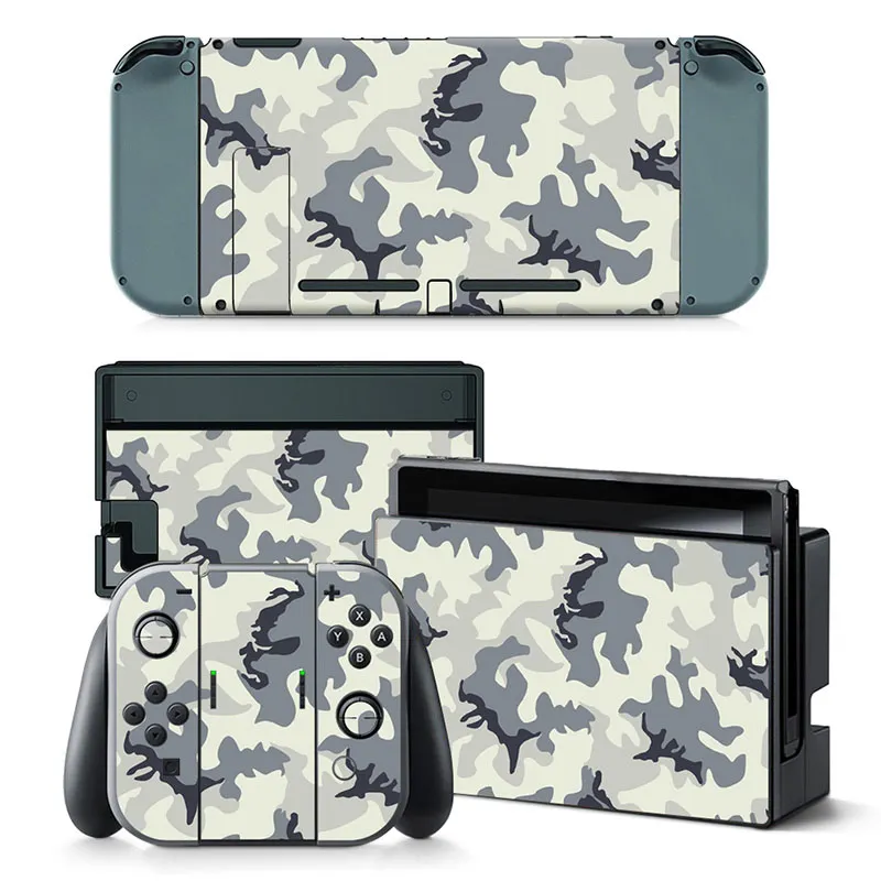 Камуфляжный дизайн для консолей переключателей и наклеек контроллера Виниловая