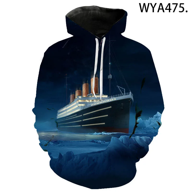 

Titanic 3D Printed Hoodies Cool Men Women Children Pullover Long Sleeve Boy Girl Kids Clothes Sweatshirts Coat Streetwear Casual