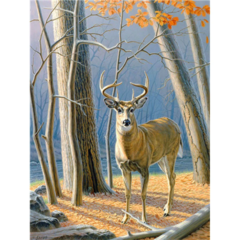 Лаки олень ручная краска ed краски по номерам наборы современные животные