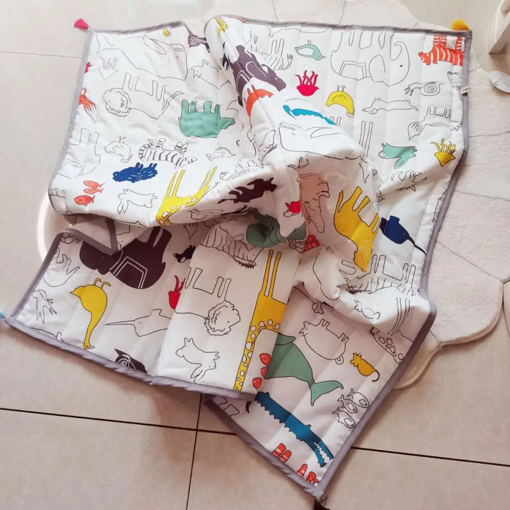 

Non-slip Baby Play Mat Thicken Polyester Cute Pattern Design Infant Crawling Blanket for Home Baby Play Crawling Mat Blanket
