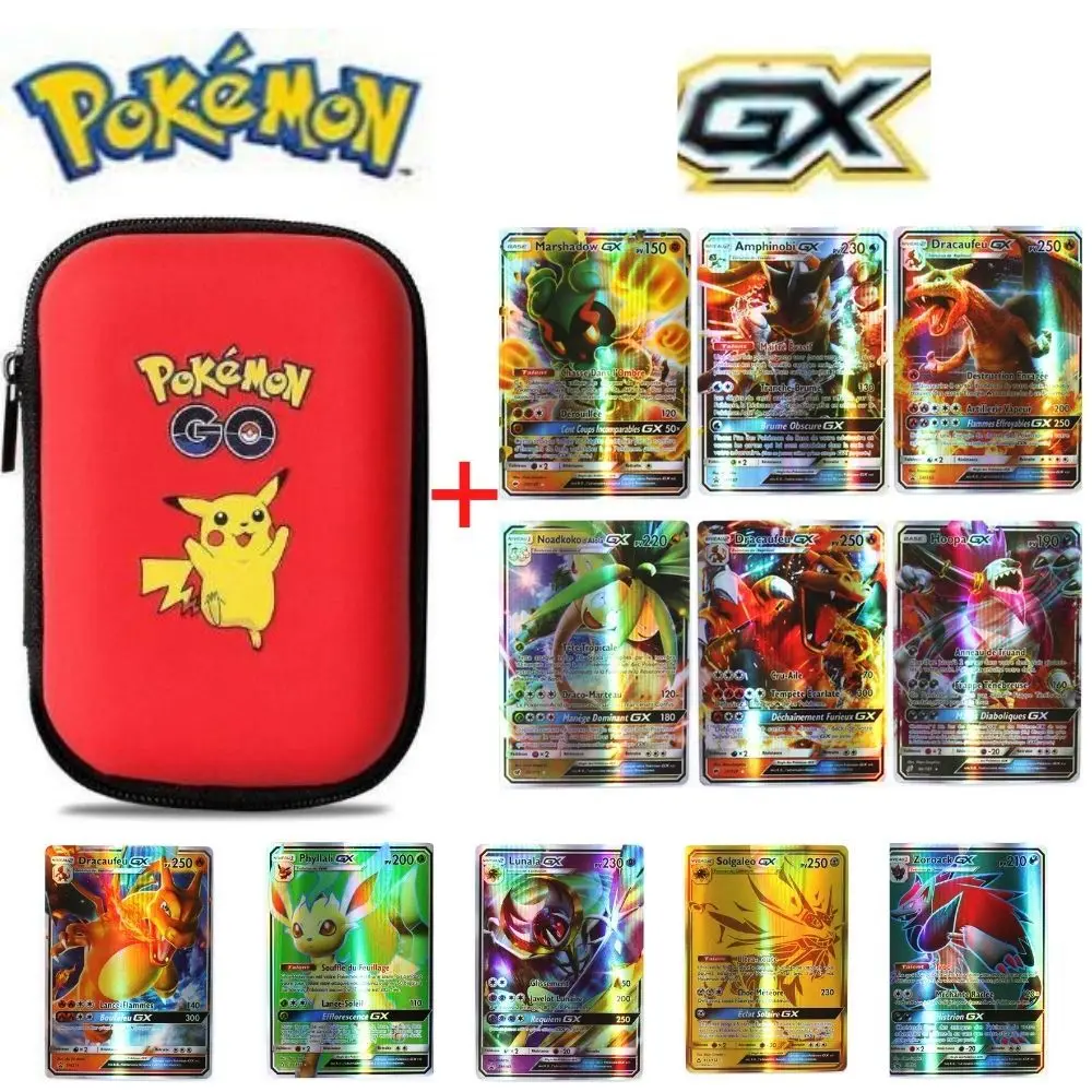 

Держатель карт Pokemon Pikachu Game Carte 60, Жесткий Чехол для настольных игр, контейнер для хранения наушников