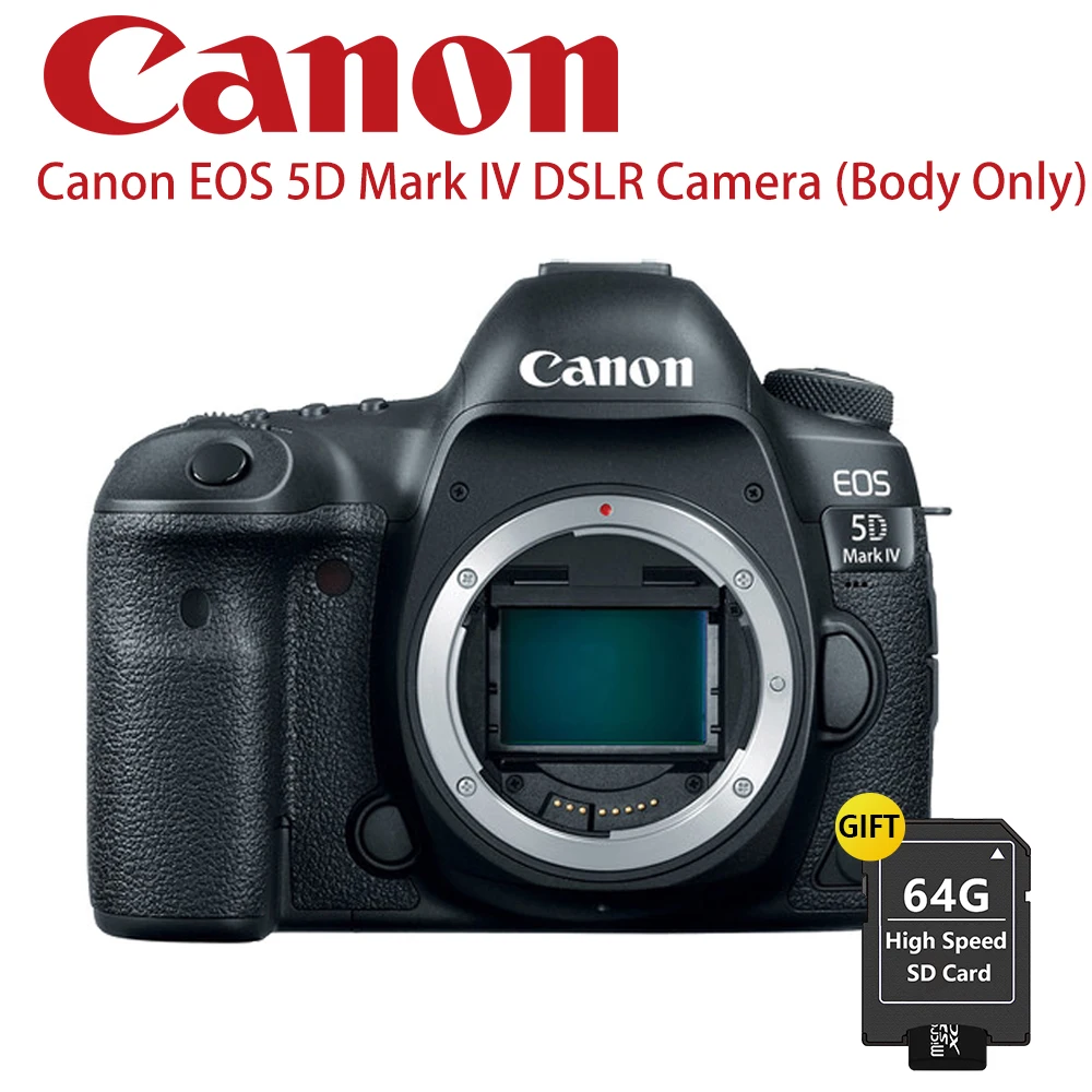 

Canon EOS 5D Mark IV DSLR камера 30 Мп полнокадровая 4K 30 FPS (только корпус)