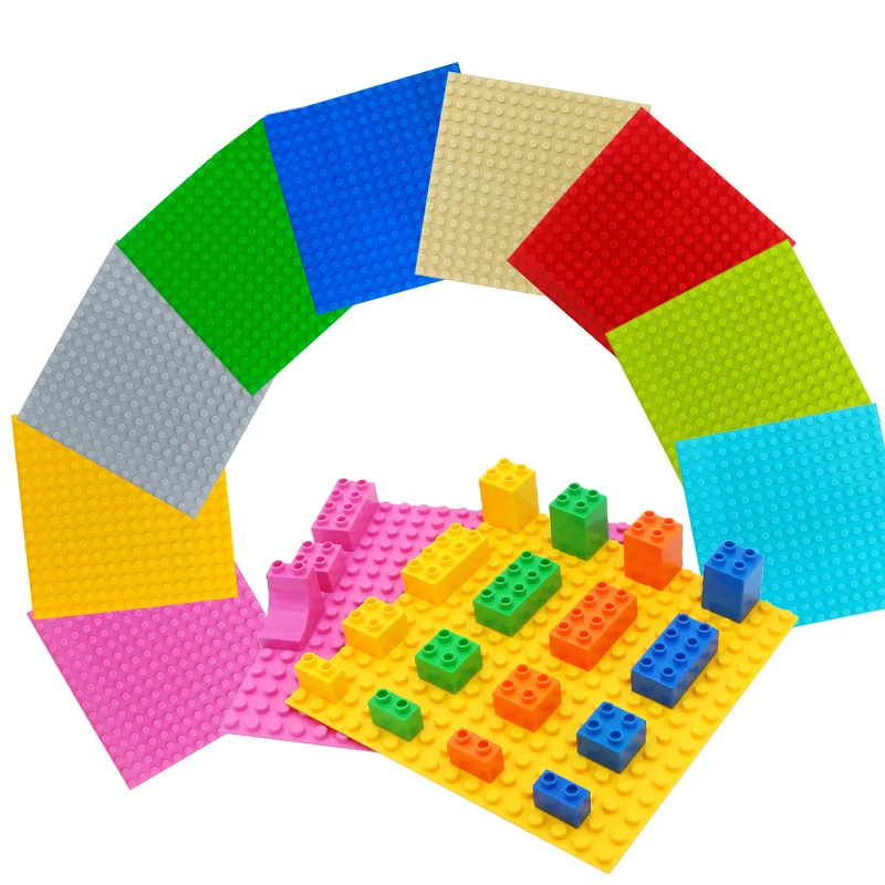 16*16 точек опорные пластины для фигурок Duplo животные совместимые со строительными