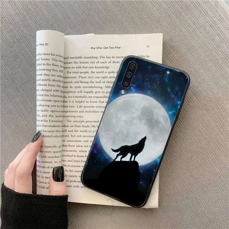 

Cute Snow Wolf Phone Case For Samsung galaxy S 9 10 20 A 10 21 30 31 40 50 51 71 s note 20 j 4 2018 plus