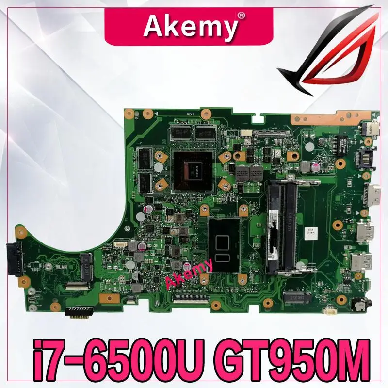 

Akemy X756UXM материнская плата GTX950M I7-6500U DDR4 для For Asus X756UXM X756UB материнская плата для ноутбука X756UX материнская плата X756UX материнская плата