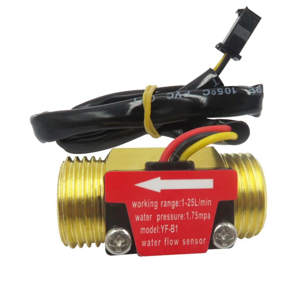 

G1/2 water flow sensor turbine flowmeter Electronic water level sensor 1～25L\M for solar water heater жидкость для электроных