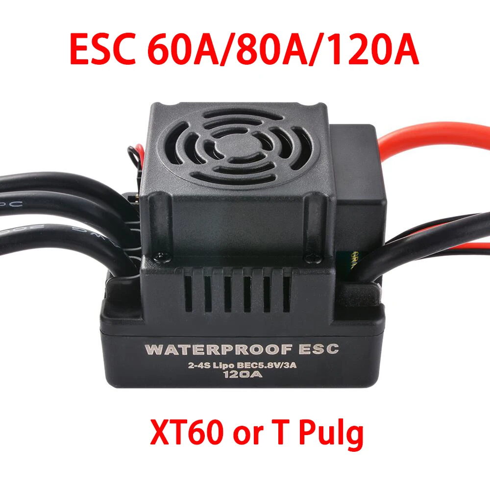 водонепроницаемый esc 60a 80a 120a s 80a s 120a бе