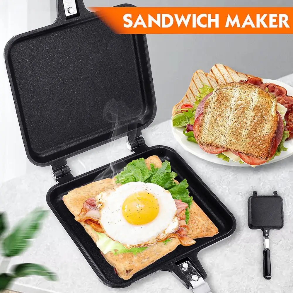 

bread mold domestic gas type non stick frying pan bread toast baking plate double side frying pan