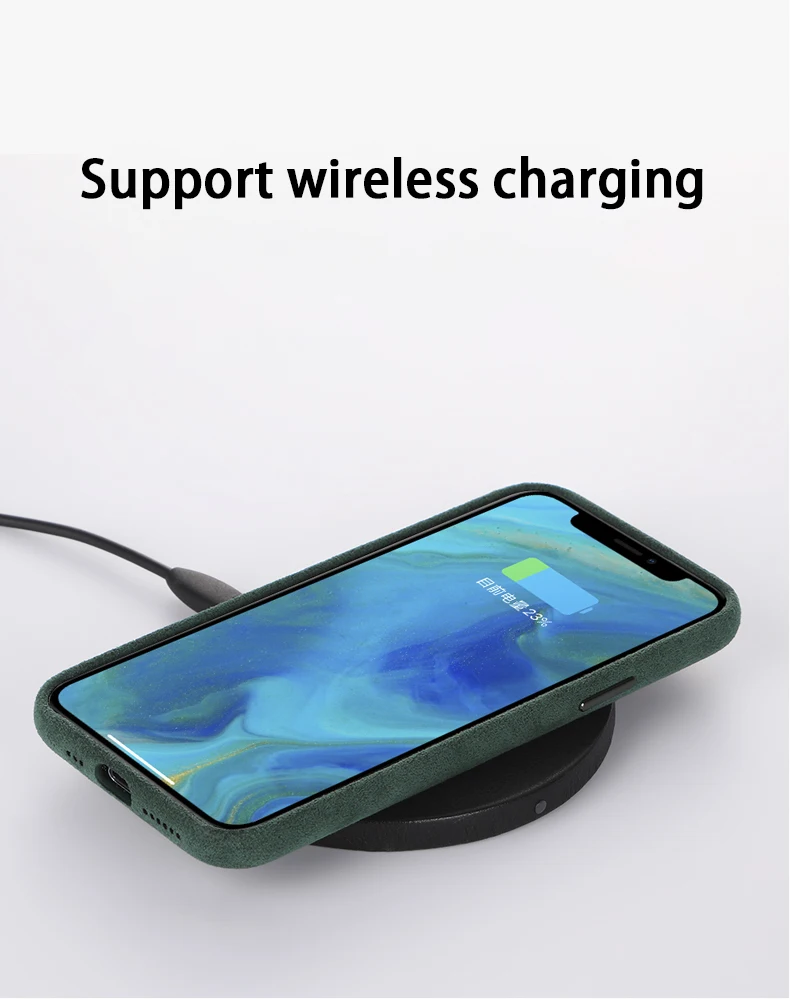 SanCore для iPhone 11 pro Max чехол для телефона ALCANTARA модный кожаный чехол с полной защитой бизнес роскошный чехол для телефона замшевый Чехол для мужчин