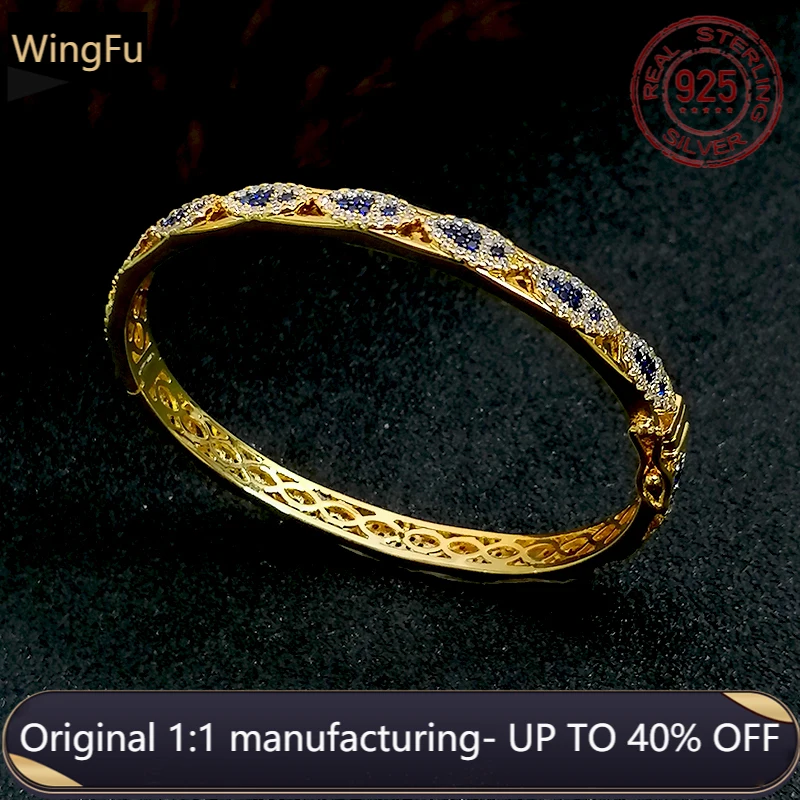 

s925 sterling silver marine holiday creature fish inlaid zircon gold bracelet exquisite fashion luxury brand monaco jewelry gift
