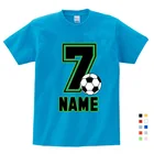 Футболки для мальчиков и девочек, футболки с вашим именем, Европейский Кубок 2020, День матча, футбольные сезонные футболки, футболки с графическим рисунком