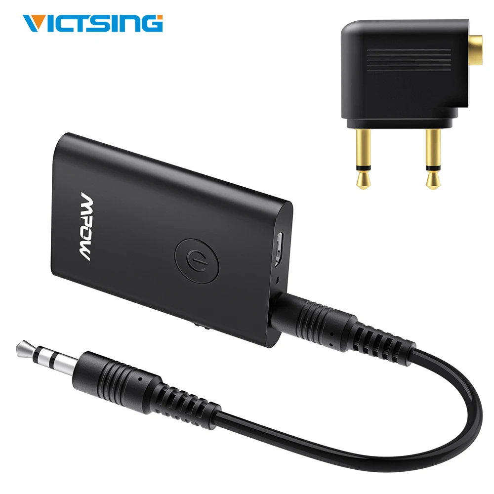 VicTsing Upgraded 2-in-1 Bluetooth Transmitter Receiver with Airline Adapter aptX Music Sound MP3 Player Handsfree Car Kit | Автомобили и
