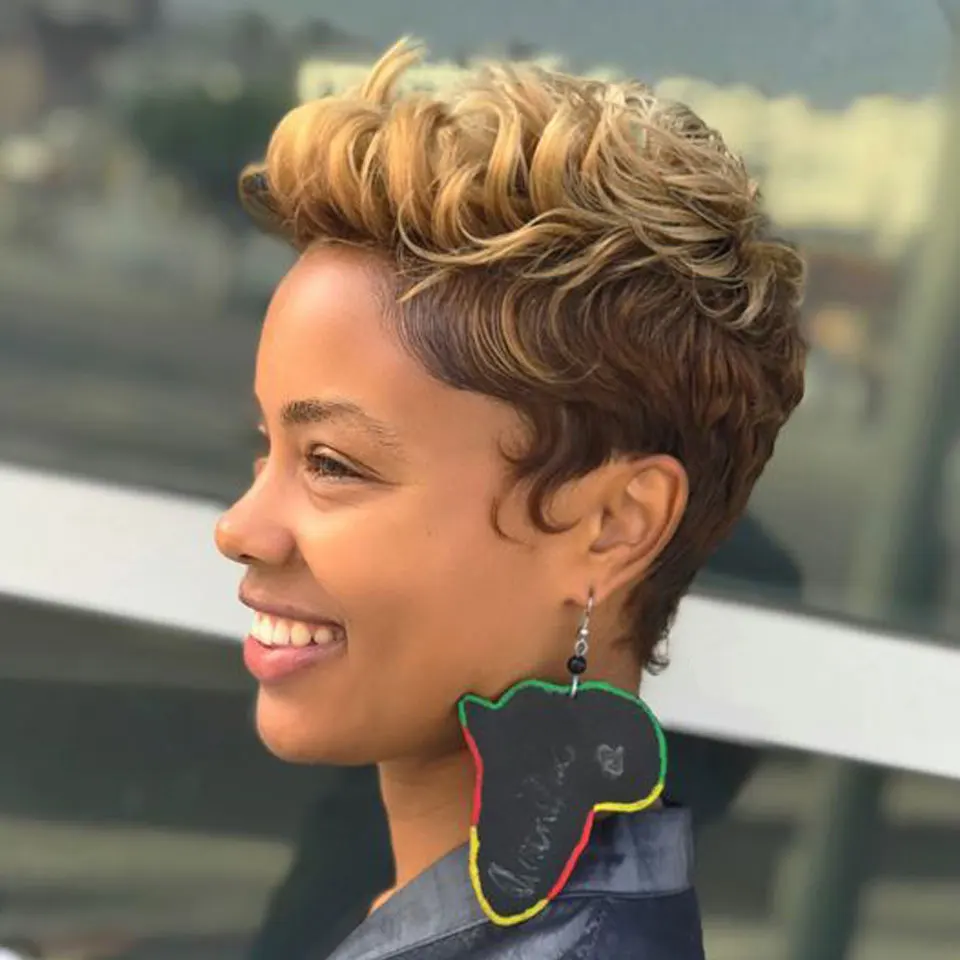 Короткий парик Joeder из натуральных волос с Омбре цвет ed бразильские человеческие