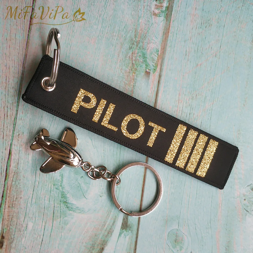 MiFaViPa модный брелок для ключей пилотов Porte Woven Flight Crew подарок авиационный с 1 шт.