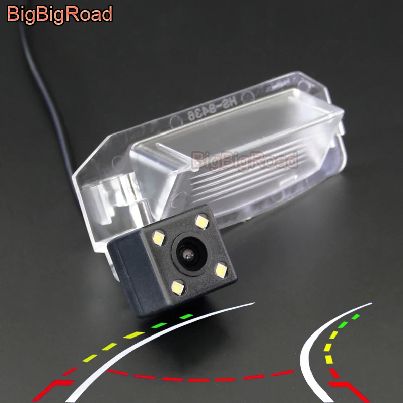 Камера заднего вида BigBigRoad камера с динамической траекторией для Mitsubishi Outlander 2018