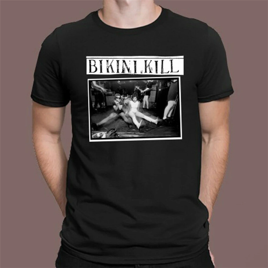 Бикини Kill американская панк рок группа Мужская черная футболка размер S M L Xl 2Xl 3Xl