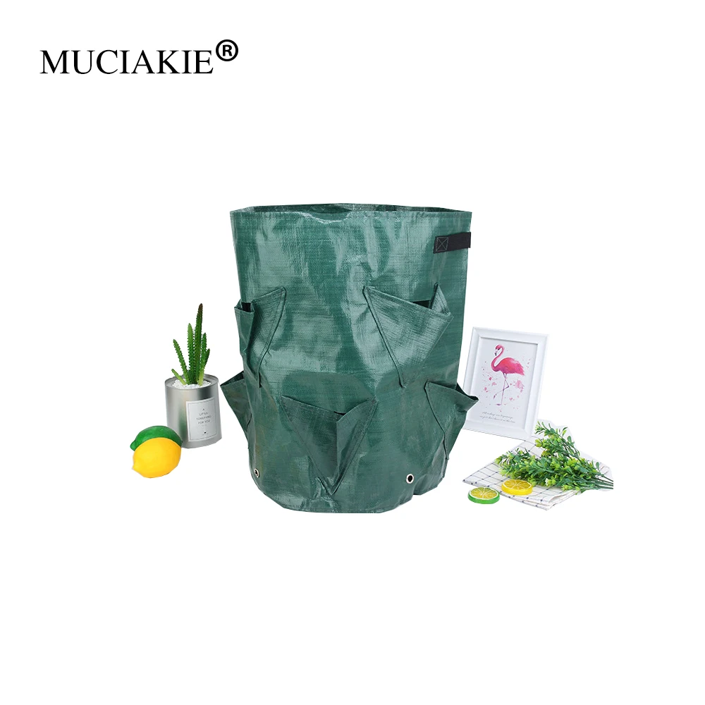 MUCIAKIE 1 шт. 35x45 см 8 карманов мешок для посадки клубники и корзина фруктов