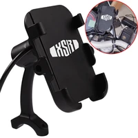 motorcycle phone mount adjustable anti shake metal holder support usb charger for yamaha xsr900 xsr700 xsr 700 900 125 155