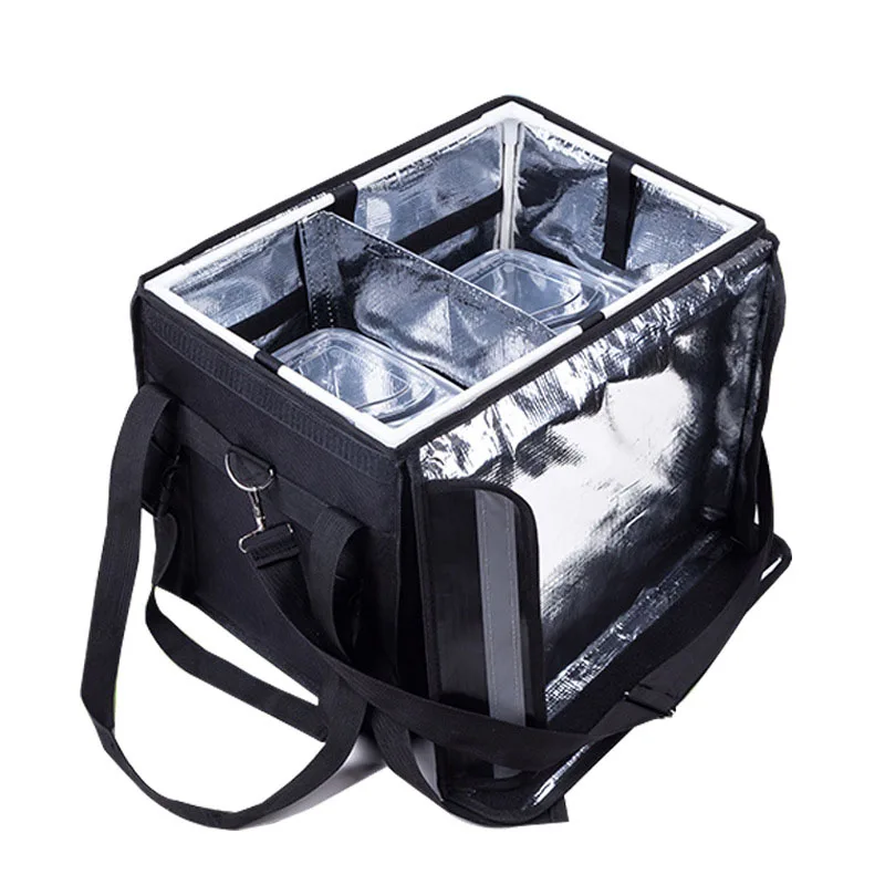 

Waterproof Delivery Cooler Bags Takeaway Food Thermal Pouch Shoulder Large Capacity Picnic Camping Fruit Drink Keep Fresh Case
