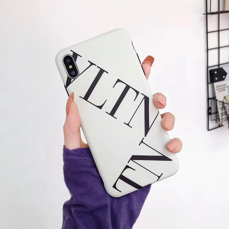 Роскошный брендовый итальянский VLTN Камуфляжный Мягкий силиконовый чехол для apple iphone 6 S 7 7plus 8 8plus X XR XS max 11 Pro, чехол для телефона - Цвет: E