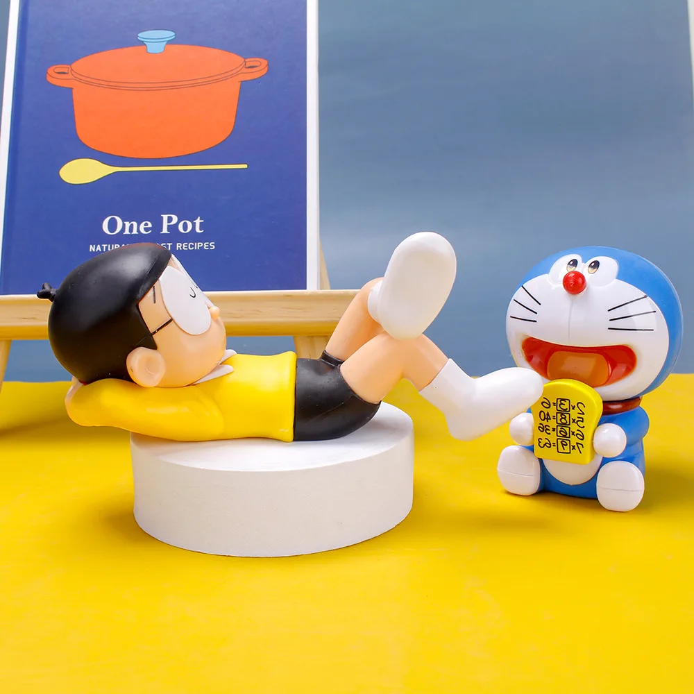 Экшн-фигурки из ПВХ Doraemon Nobi Nobita коллекционная кукла модель торта предметы мебели