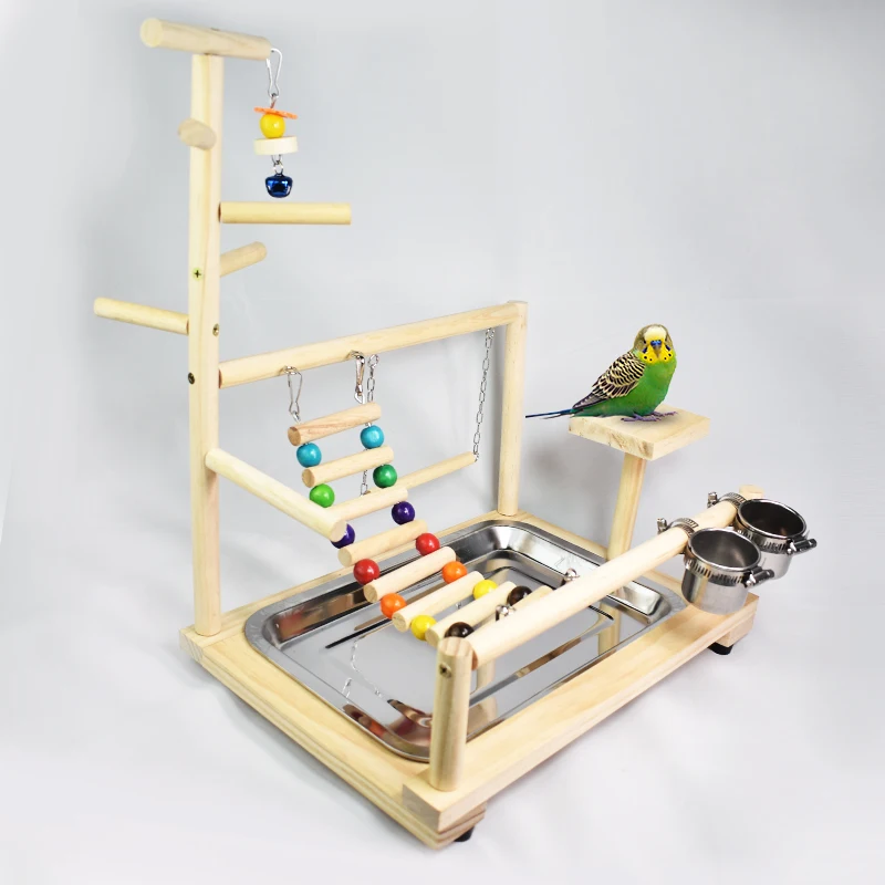 Попугаи игрушки для кормления подставка окунь с лестницей | Дом и сад