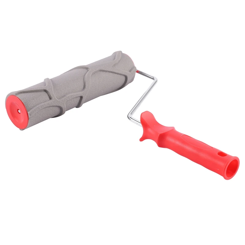 

Stone Texture Rubber Embossed Paint Roller Brush Hand Tool Indoor and Outdoor Home Bedroom DIY Wall Decoration Tool