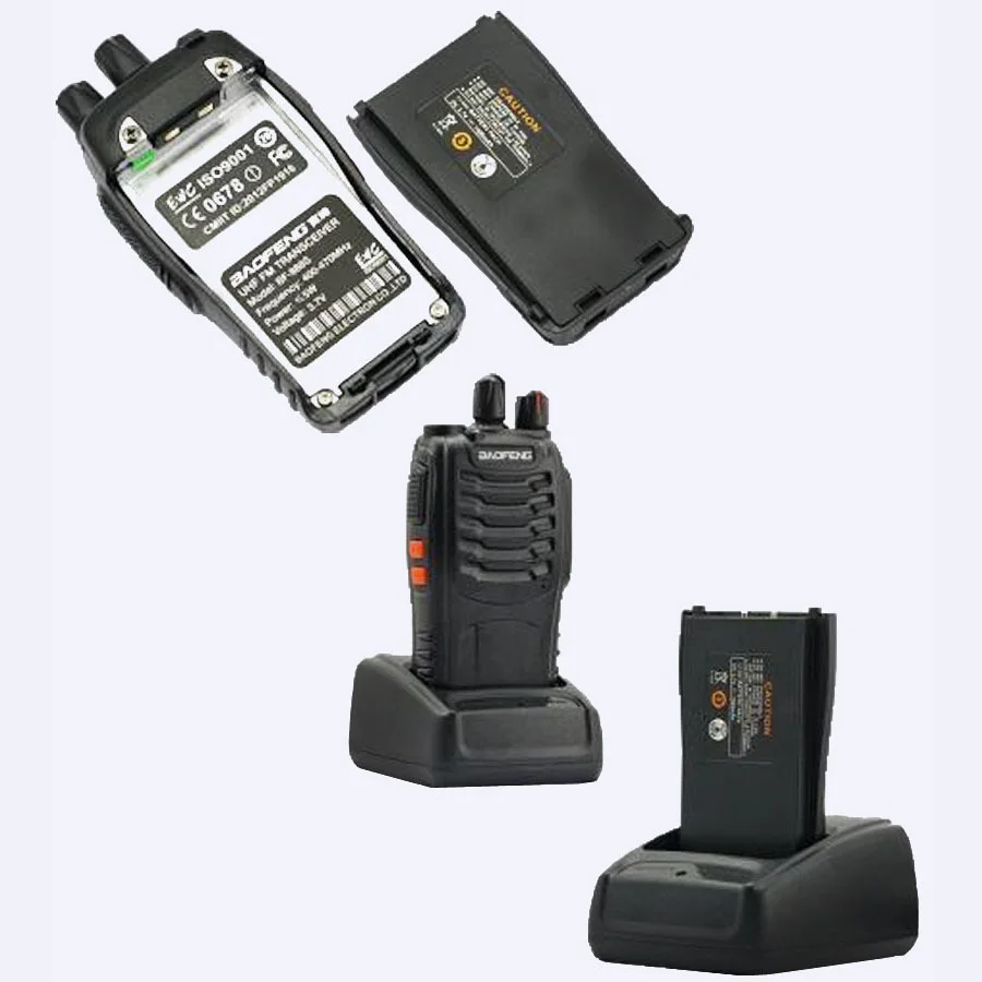 2pcs Original Pofung BF-888S 2 Two-way radio station walkie-talkie for driver amateur radio kit Interphon Intercom baofeng 888