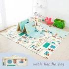 Складной детский игровой коврик, мягкий двухсторонний мультяшный Детский ковер для ползания, детская комната, декоративный коврик, игрушки для игр