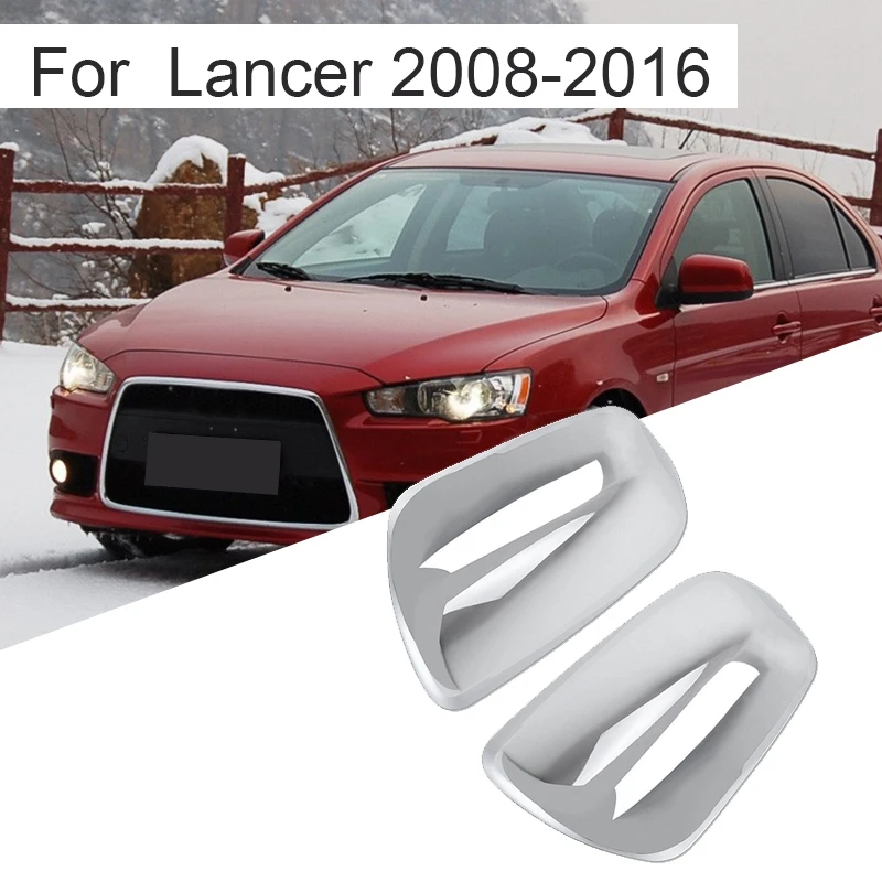 Новинка хромированная крышка зеркала заднего вида боковое зеркало для Mitsubishi Lancer