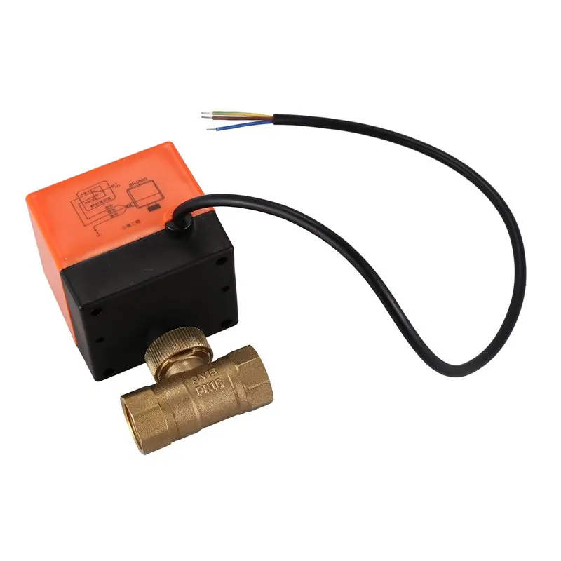 DN15-2 AC220V кондиционер пол Отопление микро-Электрический двухсторонний шаровой