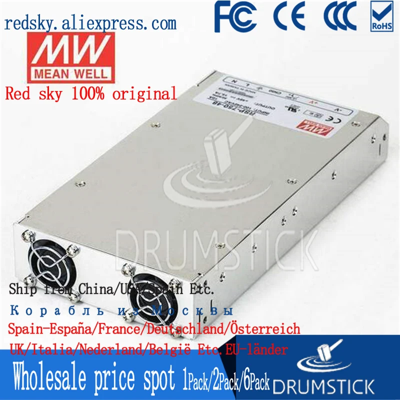 Специальное предложение означает хорошо RSP 750 48 В 15.7A meanwell 753 6 Вт один выход