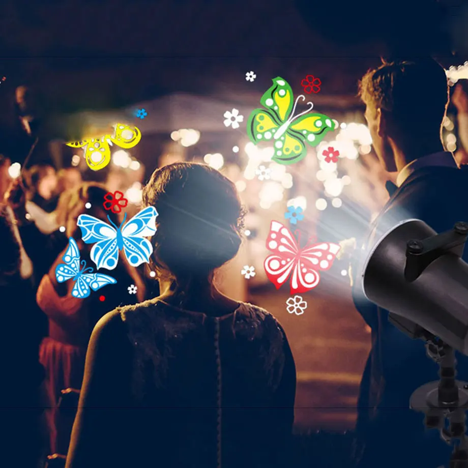 2020 Рождество Новый год светодиодный проектор огни Открытый праздничные