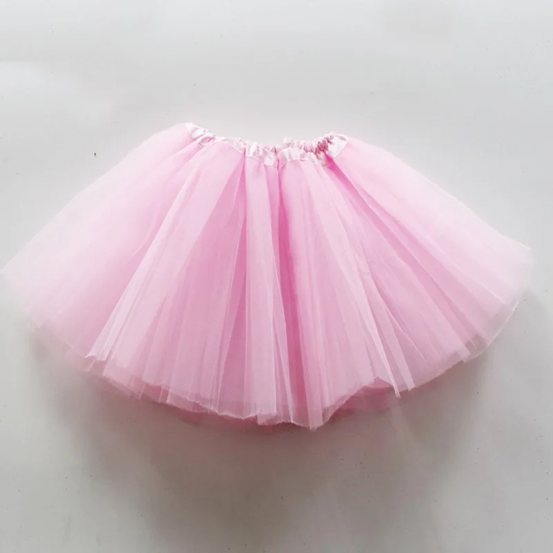 2-8 years old Girls Halloween Costumes Mesh Tutu Skirt White Pink Purple Red Brown Ballet Pettiskirt Cosplay 3 layer Yarn | Тематическая